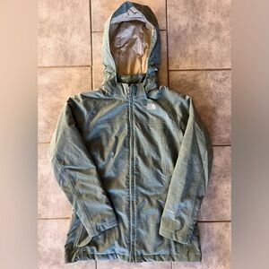 The North Face women’s Olive Hooded Raincoat